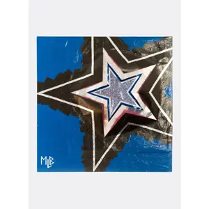 Star Art – Handmade Duct Tape Wall Decor
