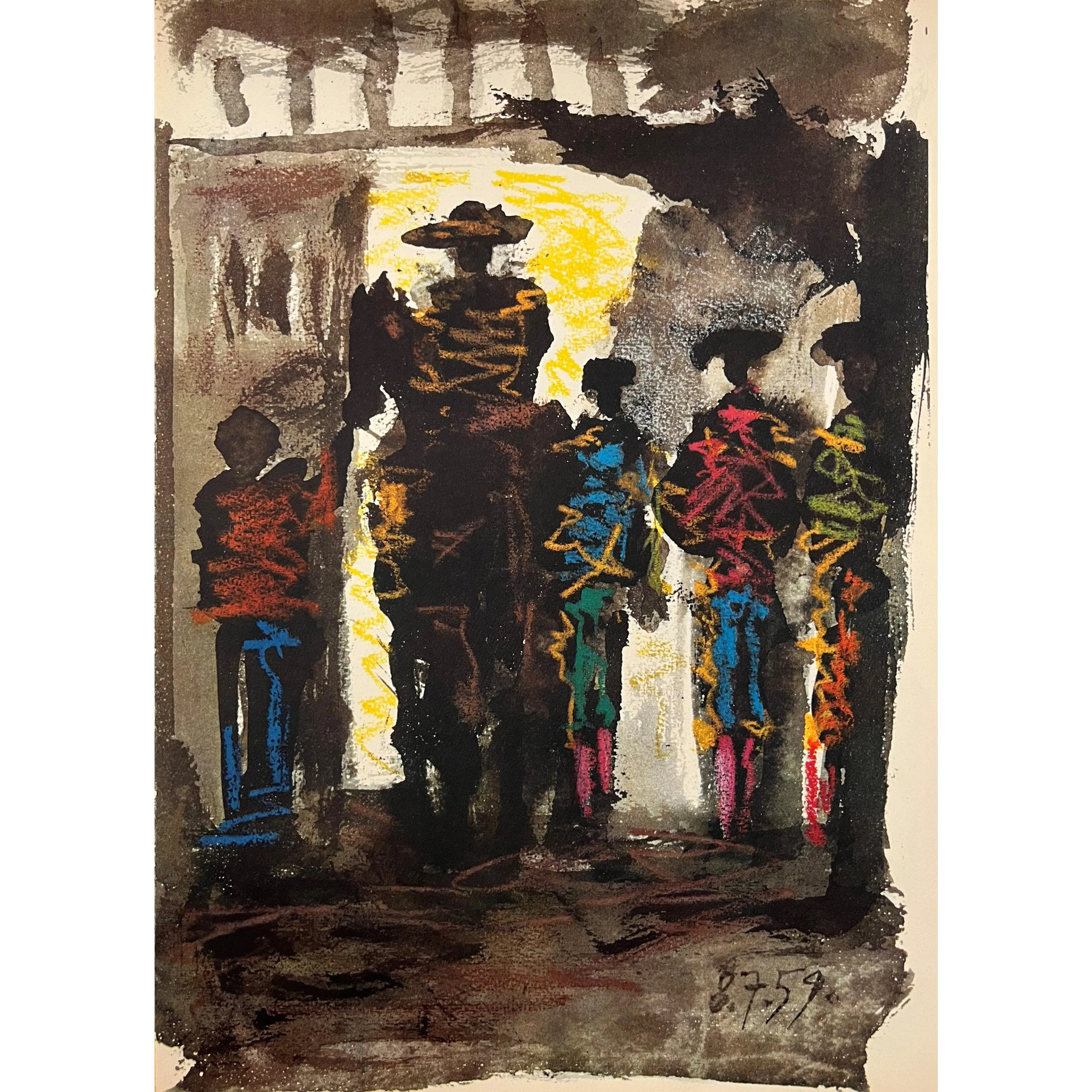 Toros y Toreros (Bulls and Bullfighters) - Pablo Picasso