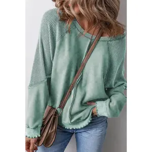 Seam Long Sleeve Sweatshirt
