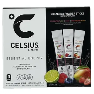 Celsius Energy Powder Sticks - Variety Pack (30 Count) Celsius Energy Powder Sticks - Variety Pack (30 Count)