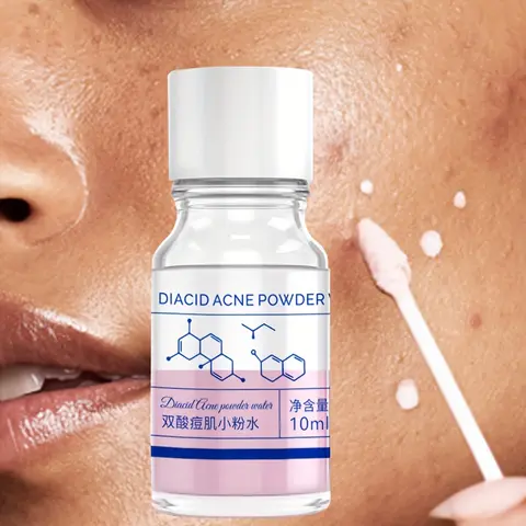 Dual Acid Care Pink Salicylic Acid Essence - Contains salicylic acid, lactic acid, calamine, softens and smooths skin, moisturize and control oil, Blemish control, Blemish Relief, Dark Spots Removal, non-irritating, night use