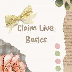 Claim Live Basic Earrings-Handmade Polymer Clay Earrings - Lightweight & Hypoallergenic - stainless steel