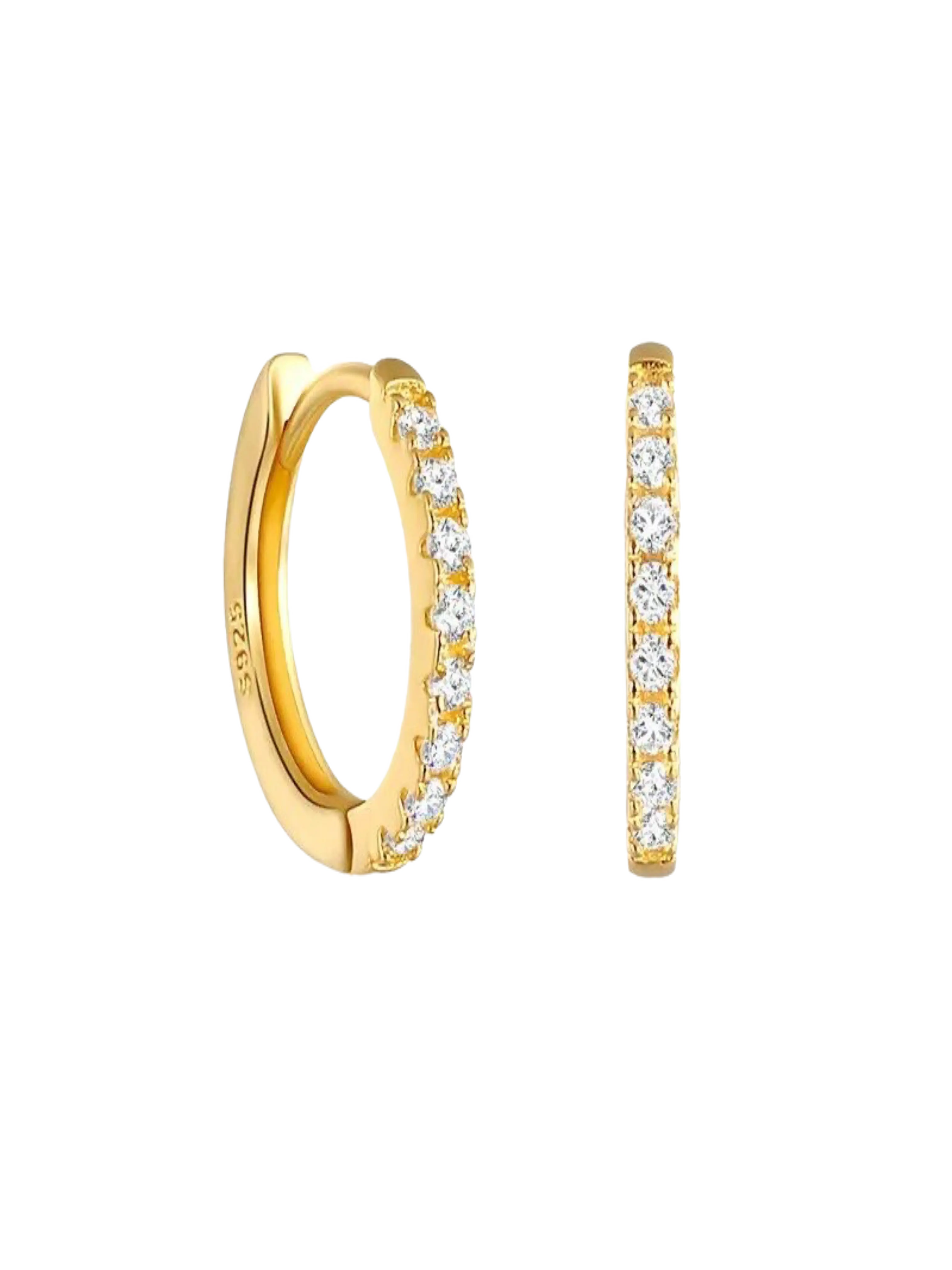 Diamond Huggies (8mm)