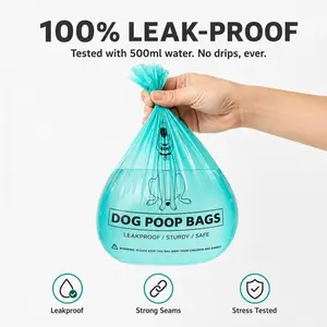 Biodegradable Dog Poop Bags | 16 Rolls Extra Thick & Leakproof Waste Bags