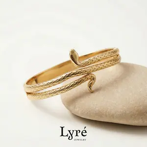 Serpentina Wrap Snake Bangle | BNG003