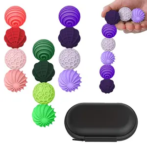 Adult magnetic stress ball, silicone magnetic ball, fidget roller sensory magnetic ball for restlessness, gift set for adults and teens, office decoration, Magnetic Silicone Balls
