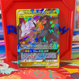 Pokémon TCG Reshiram & Zekrom GX 157/236 Tag Team 270 HP Cross Break GX Card - Collectible Trading Card Game