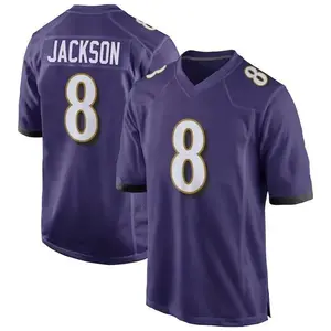 {Full Size S-5XL} Baltimore Jackson #8 Football Jersey Black Purple White Unisex Graphic T-Shirt for Men Women Youth Boys Girls Breathable Lightweight Sports Tee Game Day Streetwear Fan Apparel TikTok Shop US Trendy Outfit
