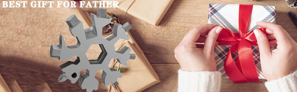18-in-1 Snowflake Multi Tool,Function Stainless Steel Bottle Opener/Wrench, Flat Cross Screwdriver Kit Snowflake, Outdoor Durable and PortableGreat Gift for Mens (silvery) 18-in-1 Snowflake Multi Tool,Function Stainless Steel Bottle Opener/Wrench, Flat Cross Screwdriver Kit Snowflake, Outdoor Durable and PortableGreat Gift for Mens (silvery)