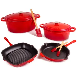 BergHOFF Neo 9-Piece Cast Iron Cookware Set