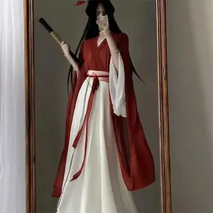 Chinese Hanfu Jurk Vrouwen Halloween Carnaval Cosplay Kostuum Oude Traditionele Hanfu bule Kostuum Fancy Dress Plus Size