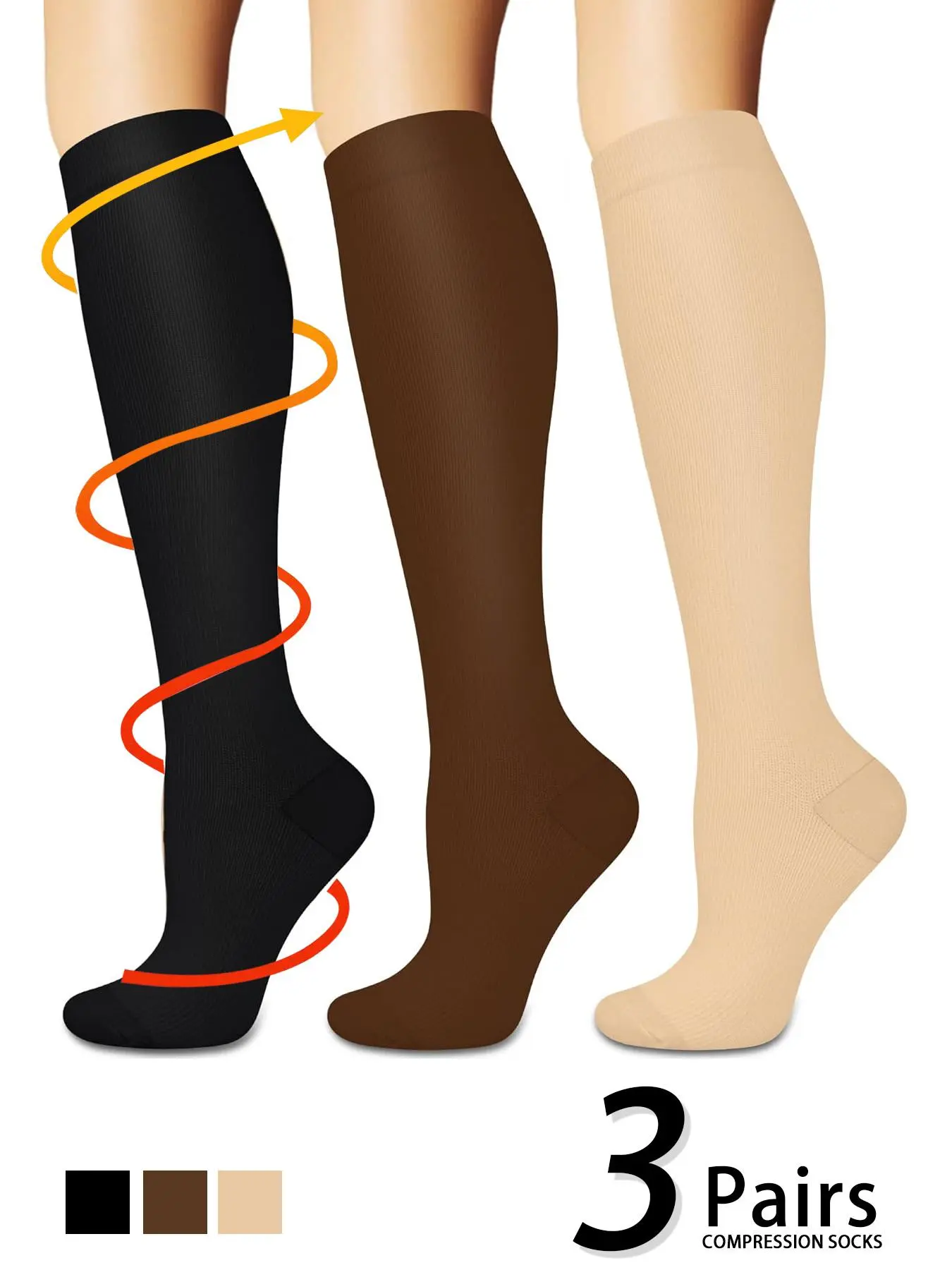 Black Brown Skin Tone Three-piece Set