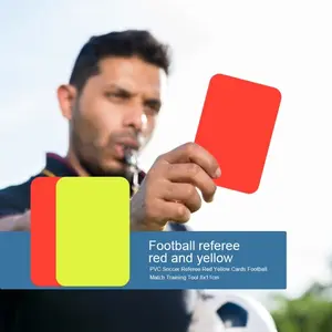 2/4/6/8/10pcs Sport Football Soccer Referee Wallet Notebook Notepad with Red Card And Yellow Card Useful Referee Tool