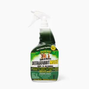 Nature's Mace Deer Repellent Spray for Gardens and Lawns - Deer Deterrent that's People, Pet, & Plant Safe