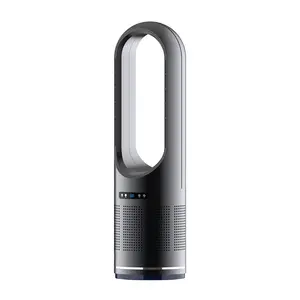 Faryuan 046JR 3 IN 1 Tower Fan, 31.5Inch Cooling & Heating Bladeless Fan with HEPA Filter 99.97%, Floor Fan Combo 80° Oscillating with Remote, 8H Timer for Indoor, Bedroom, Home Office Room