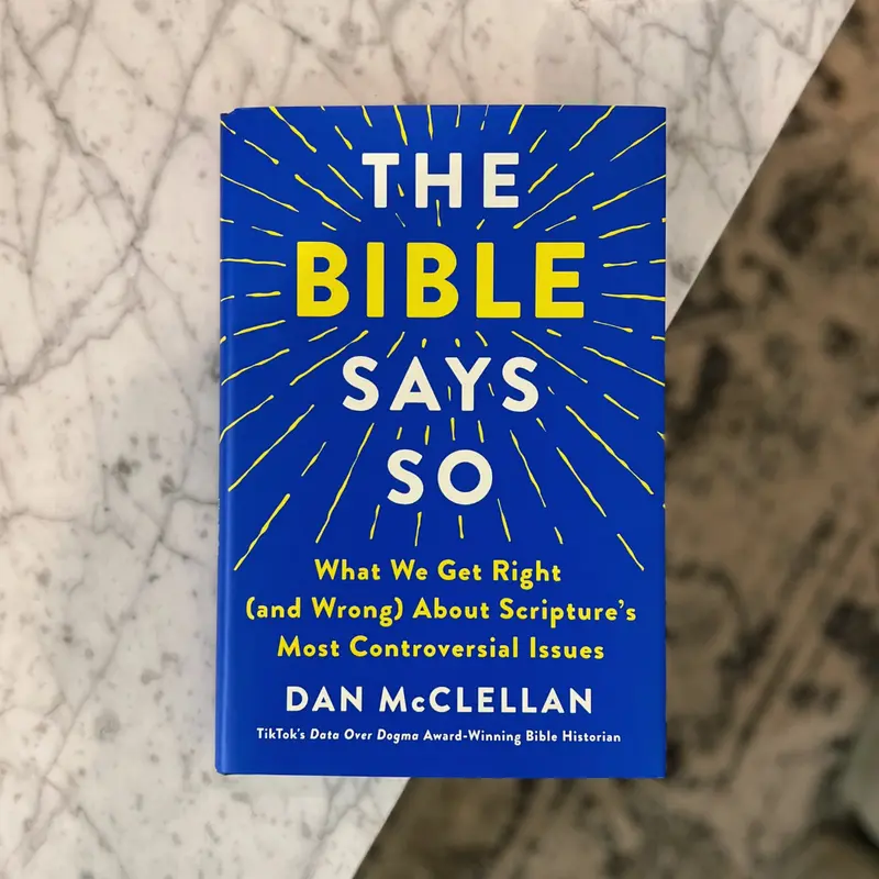 The Bible Says So: What We Get Right (and Wrong) About Scripture’s Most Controversial Issues by Dan McClellan - Hardcover Modern Christianity Book
