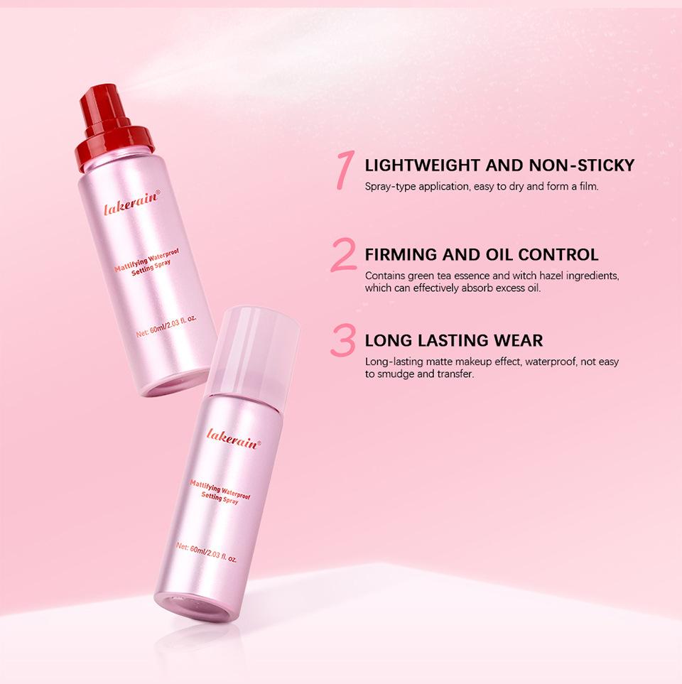 Setting Spray Long-Lasting Hydration and Radiance Helps Prevent Makeup from Fading Locks in Your 60ml / 2.03 Fl Oz