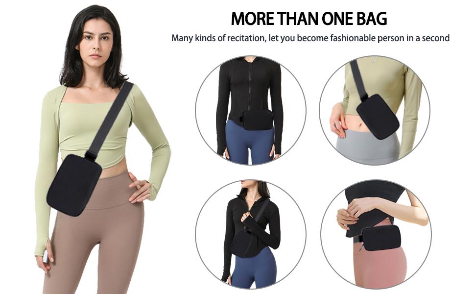 Belt bag Fanny pack crossbody bags for women Everywhere belt bag (black) Belt bag Fanny pack crossbody bags for women Everywhere belt bag (black)