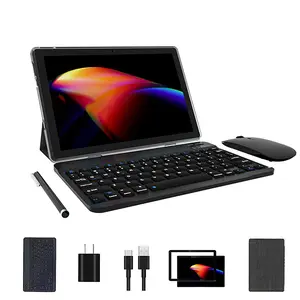 [New Arrivals] 2026 Android 13 Tablet 10.1" 16G(4+12) RAM 128GB Storage Full Bundle with Keyboard Mouse Case and Stylus Perfect MothersDay Gift