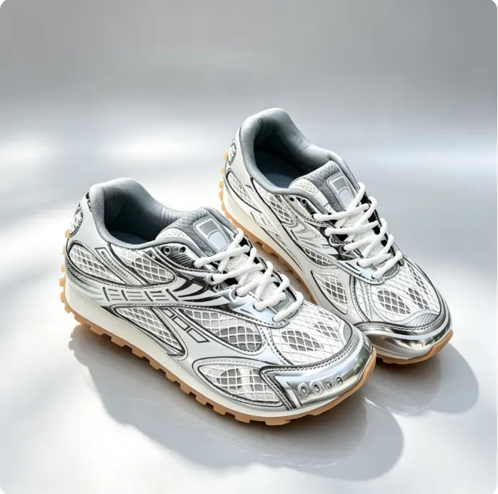 Unisex Retro Mesh Street Sports Shoes - Lightweight Cushioned Synthetic-PU Leather, Breathable Light, Cork Toe, Lace Closure, Women's Casual Wear Sneakers for Training & Relaxation
