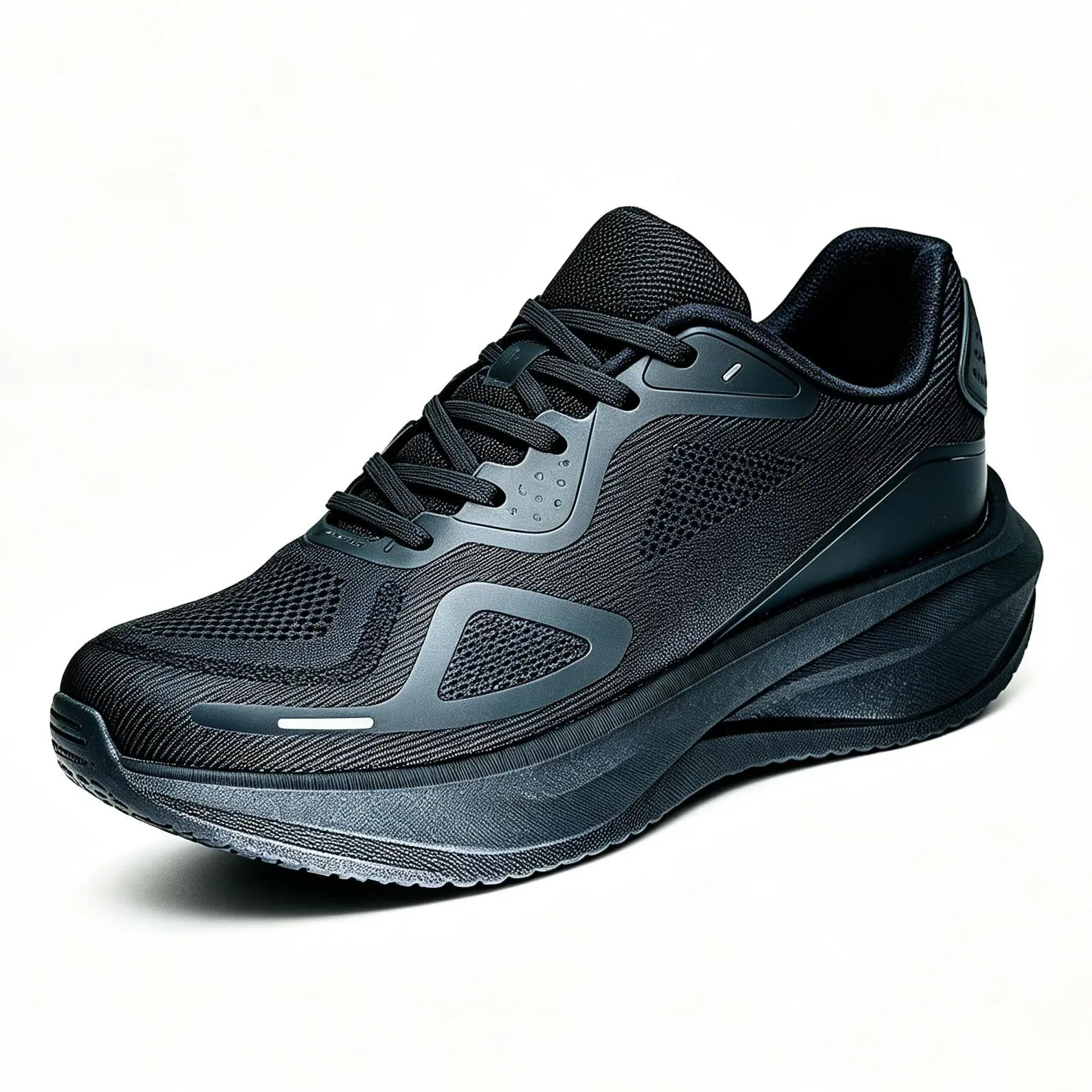 Men's Casual Running Footwear - Lace-Up Athletic Trainer Runner Shoes, Breathable Mesh, Thick-Cushioned Non-Slip, Shock Absorb, Ideal for Daily Commuting & Gym Workouts, Athleisure Sporty Chic, Fashionable Running Shoes