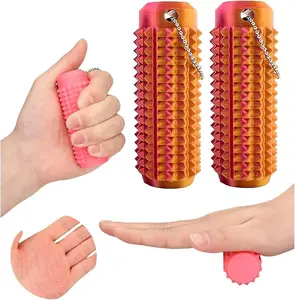 Little Pain Ouchies Fidget , Pain Stim Fidget Toy for Adults & Teens, 3D Printed Spiky Grippie Stim Keychain, Sensory Toy for Stress Relief & Focus, Office Workers Novelty Gifts for Men