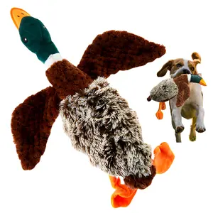ME GUSTA SHOP Plush Duck Dog Toy | mallard-shaped toy | Duck-Shaped Pet Toys | Squeak duck dog toy | duck dog toys for large dogs