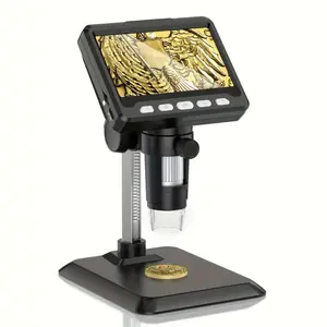 4.3" Screen 1000X Zoom High Definition Coin Microscope with Rechargeable Battery & Memory Chip for Clear Coin Details