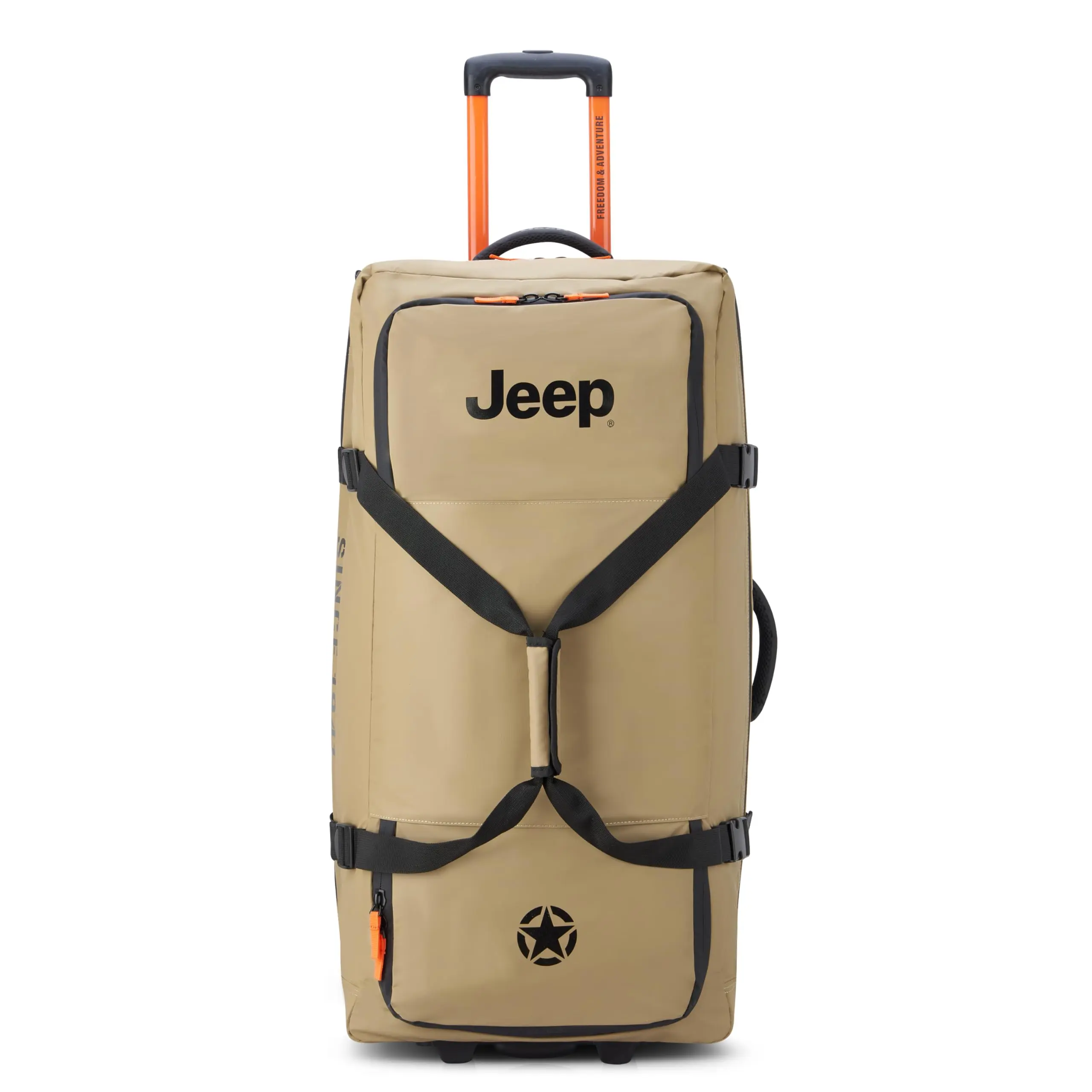 Jeep Js005a Two Wheel Rolling Travel Duffle Bag ( 31 Inch)