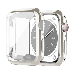 TPU Case for Apple Watch Series 10 42mm 46mm Smart Band Full Cover Screen Protector Anti-scratch Film Bumper Soft Shell Accessor