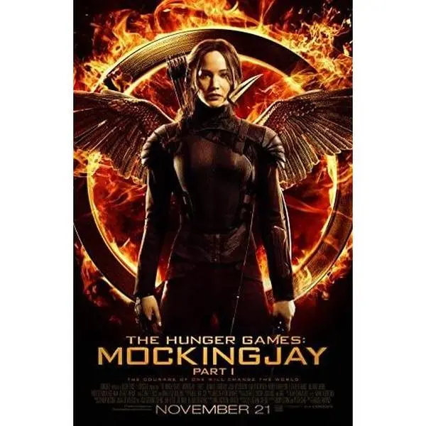 THE HUNGER GAMES: MOCKINGLY PART 1 - 27"X40" Original Movie Poster One Sheet 2014 Jennifer Lawrence Katniss