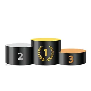 212 MAIN Cardboard Podium Stand-In Wall Decal - 26x76in Advanced Laminated Graphics Print, Attached Easel, Photo Cutout for Office Commercial Furniture Spaces