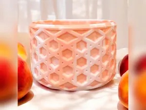 Peaches & Cream - WAFFLE Silicone Tumbler Boot