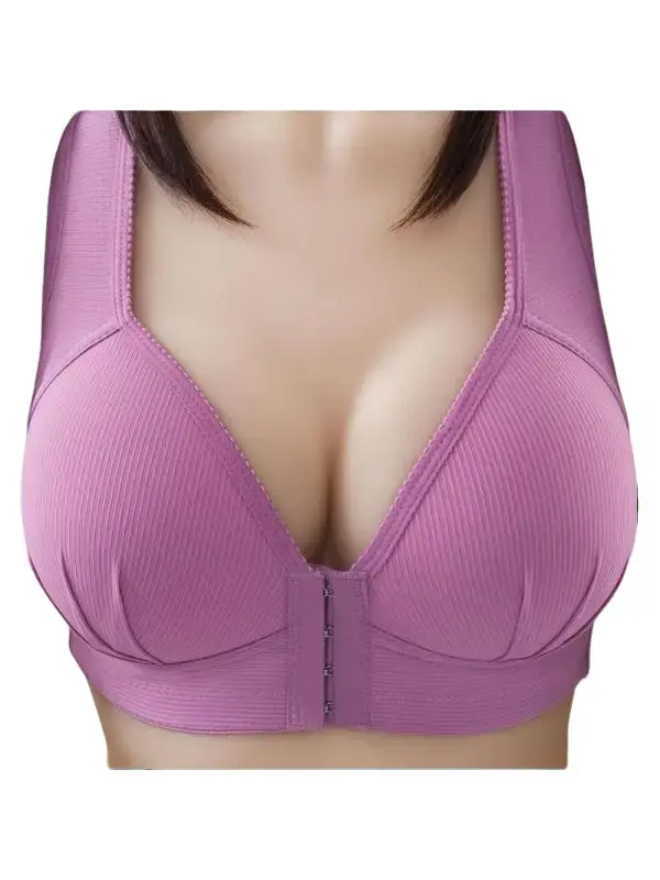 Women's Wireless Push-Up Bralette - Small Breast Support, Backless, Removable Shoulder Strap, Side Support, Nylon Fabric, Strap-In Vest Top Underwear (36-80 Sizes), Adjustable Straps