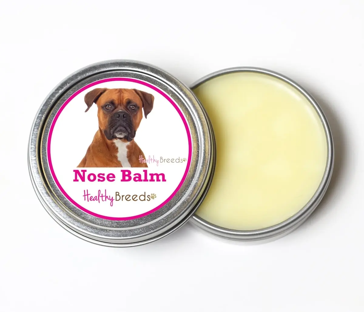 Healthy Breeds 2 oz Boxer Dog Nose Balm, All Natural Formula for Cracked Dried Nasal Skin, Supports Condition & Healing Process
