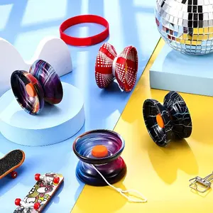 Colorful Responsive Yoyo for Kids & Beginners, Professional Trick Yo-Yo with String, Durable Plastic Yo-Yo Toy for Boys & Girls