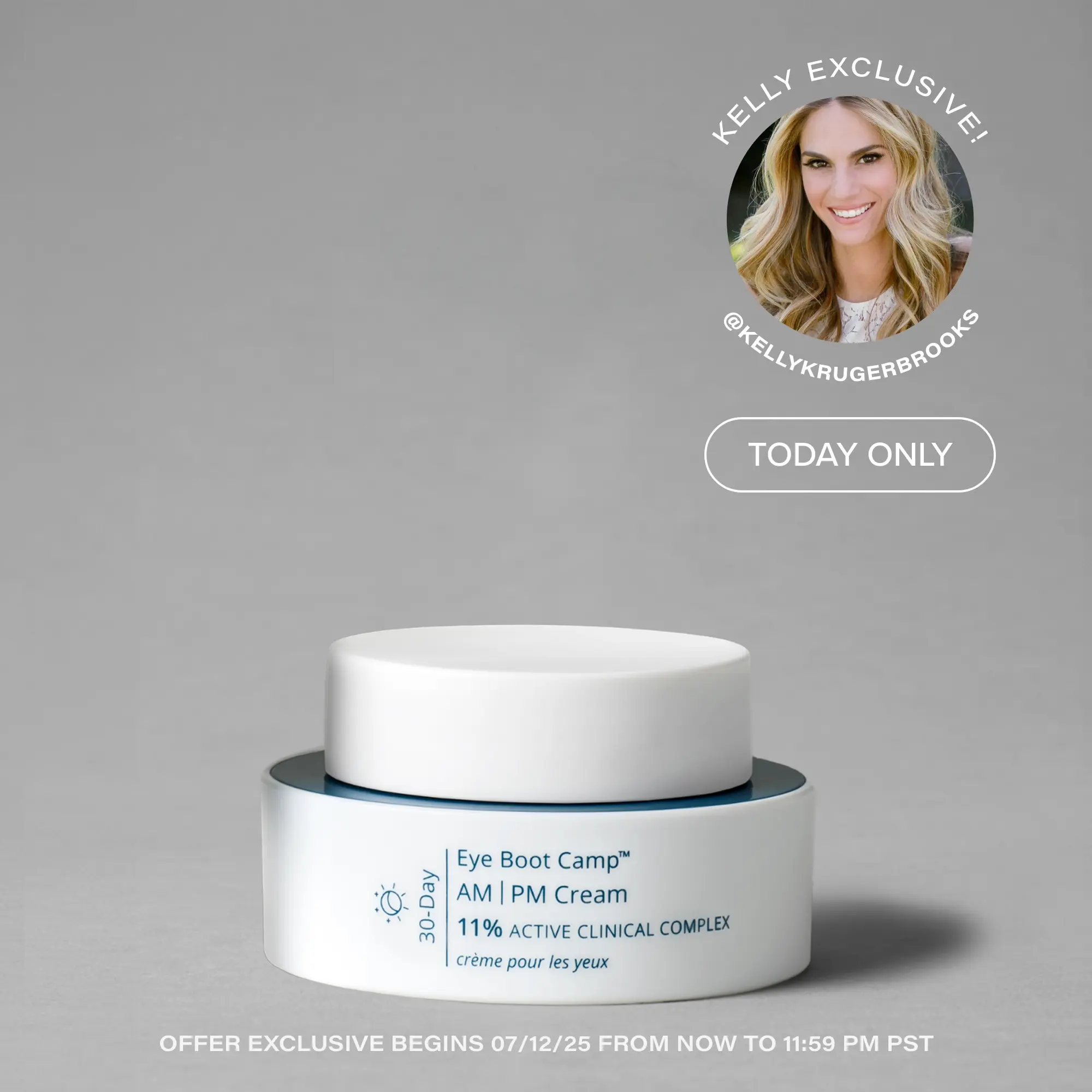 Skinn Cosmetics: Kelly's Live Exclusive LIMITED Edition Eye Bootcamp Cream