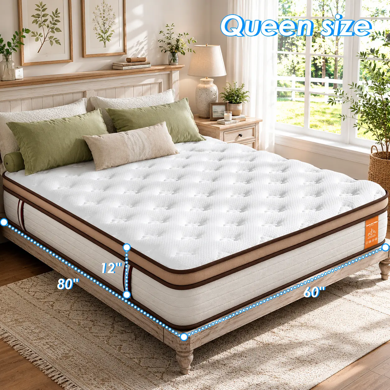 White Mattress - Queen Size