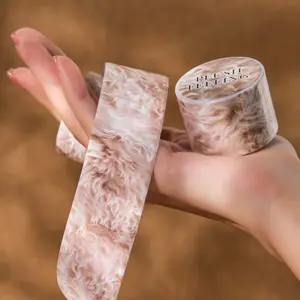 Plush Texture Leopard & Tiger Pattern Tape, Writing Paper Material, 1 Roll/6 Rolls, Multi-Scene Decorative Stickers for Handbooks, Stationery, Water Bottles