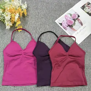 DFYNE Women's Solid Cami Top & Shorts Fitness Sportswear Set,  Ladies Sportswear for Indoor Outdoor Wear, Workout Sets Women, Gym Wear, Clothing, Activewear, Women Workout Clothes, Yoga Tracksuit Set, Sporty Style Clot