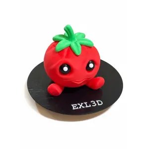 Timid Tomato Secret Trinket Box — 3D Printed Hidden Compartment Desk Buddy