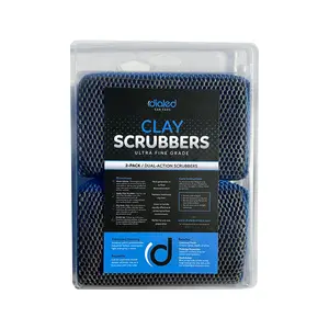 Dialed Clay Scrubbers - 2 Pack - Fine Grade