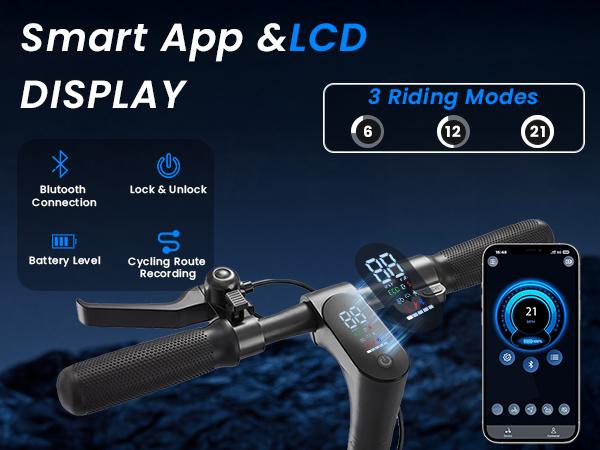 Mid-Range Neutral Electric Scooter, 8.5" Pneumatic Road Tires, 21MPH Max Speed, 350W (500W Peak) Rear Motor, 21/15 Miles Long Range, Foldable Commuter Scooter with Dual Braking (Rear Drum + Hidden Electronic Brake) & App Control Mid-Range Neutral Electric Scooter, 8.5" Pneumatic Road Tires, 21MPH Max Speed, 350W (500W Peak) Rear Motor, 21/15 Miles Long Range, Foldable Commuter Scooter with Dual Braking (Rear Drum + Hidden Electronic Brake) & App Control