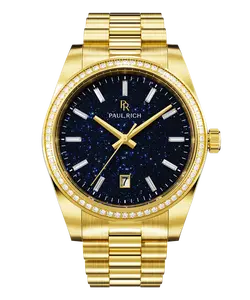 Moissanite Legacy Gold - Aventurine Blue