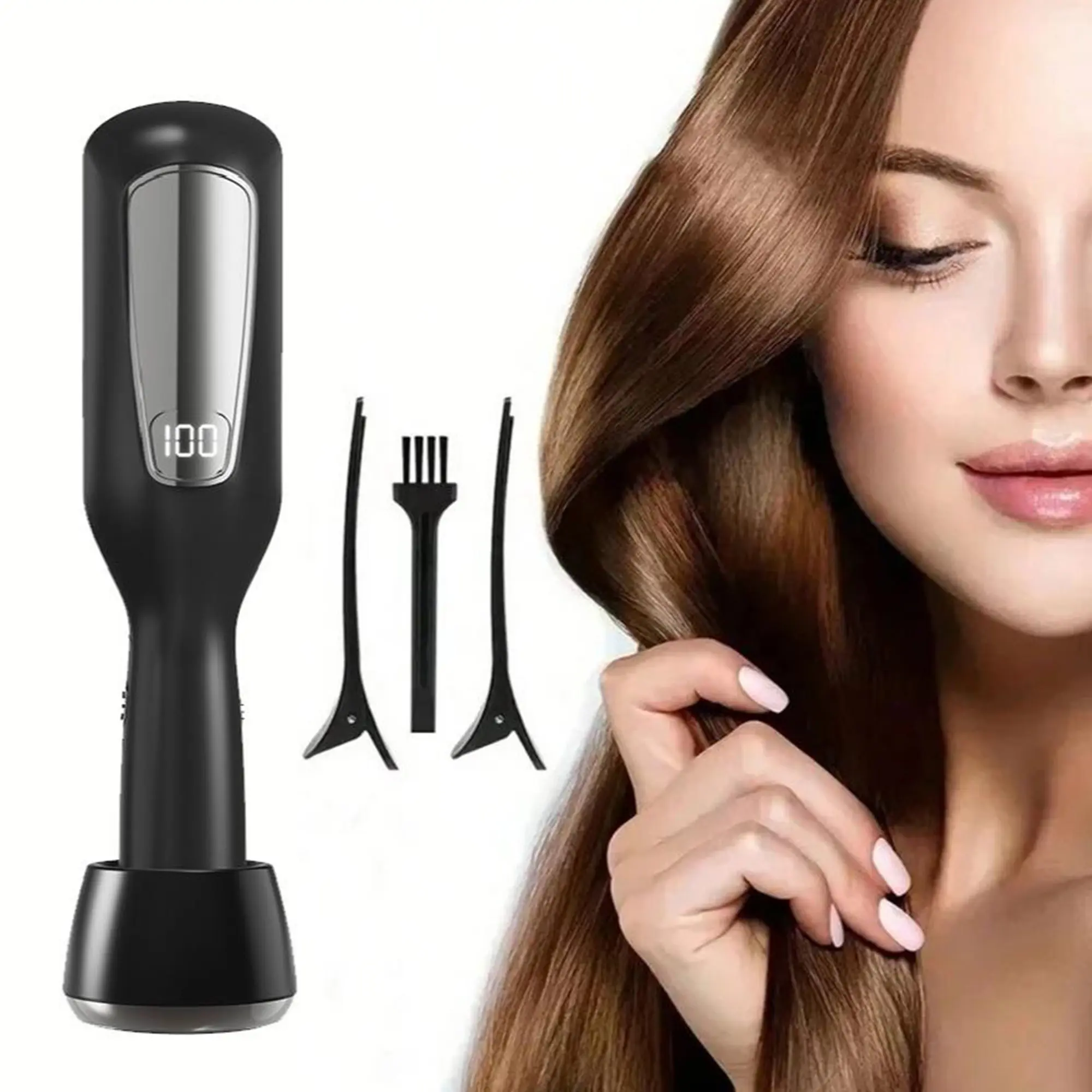 Split End Hair Clipper, Professional Cordless Hair Clipper, Removes Split Ends and Damaged Ends Quickly and Effectively for Dry, Damaged and Brittle Split Ends, Holiday Gift, Multifunctional Styler
