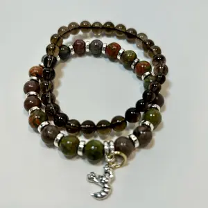 Scorpio powerful zodiac crystal bracelet set