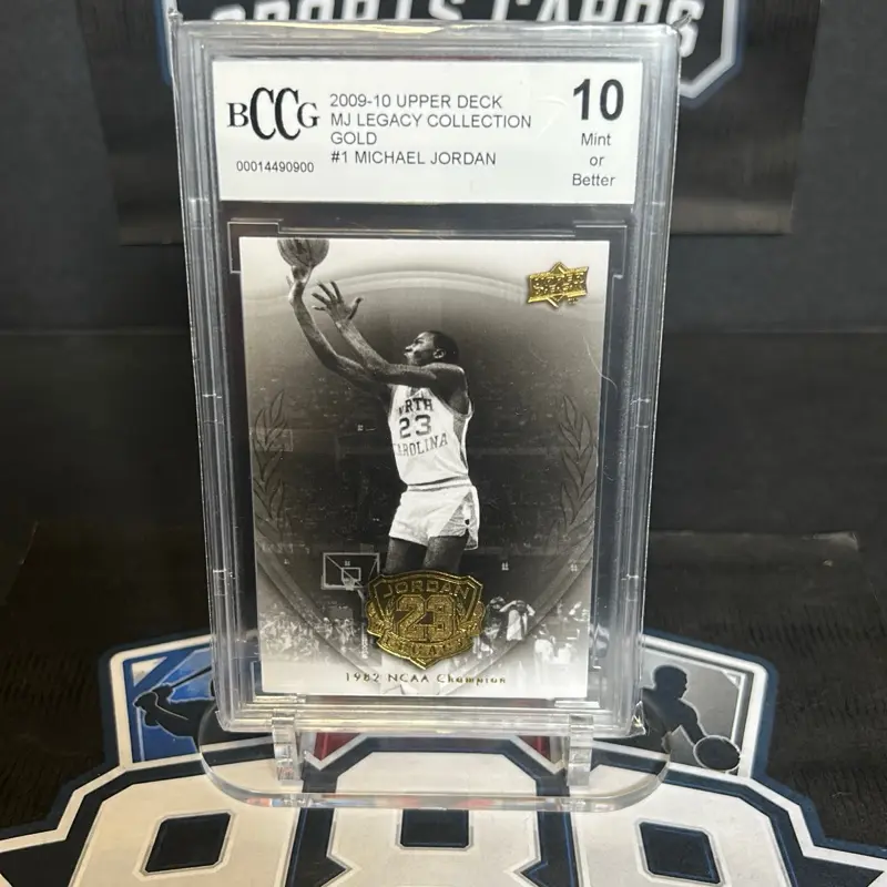 Michael Jordan 2009-10 Upper Deck Gold MJ Legacy Collection GOLD #1 NC BCCG 10
