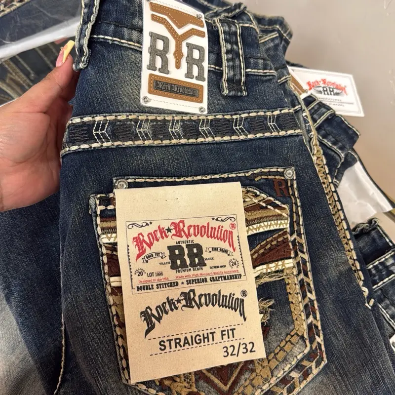 Men’s rock revolution jeans (straight fit) length x33