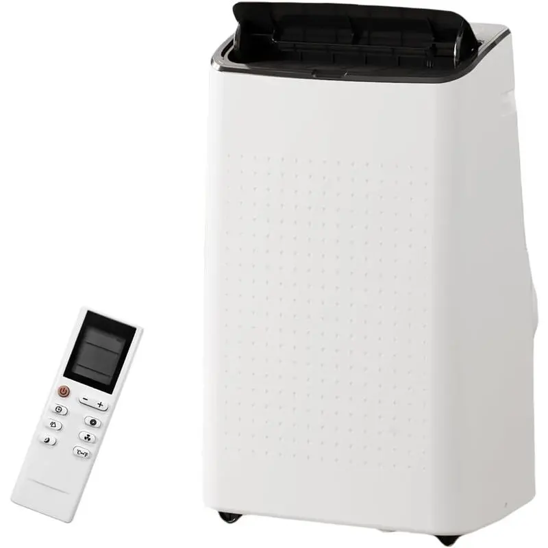 Garvee Black Portable Air Conditioner, 3-In-1 AC Unit With Remote Control, 14000 BTU Quiet Air Conditioner With Fan & Dehumidifier, Cools Up to 430 Sq. Ft, Room Air Conditioner With 24-Hour Timer