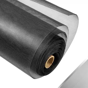 304 Stainless Steel Mesh Window Screen Roll, 35IN x 10FT Black Metal Window Screen Replacement,Window Screen Mesh for Window,Door,Patio,Pet,Vent,Porch and DIY Projects (22 Mesh)